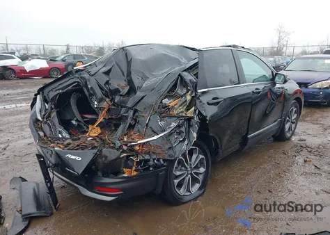 2022 Honda Cr-V Hybrid Ex-L z USA, uszkodzony, nr VIN 5J6RT6H84NL055269